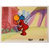 Image 1 : Holding Balloons Orig Animation Cel Background Art