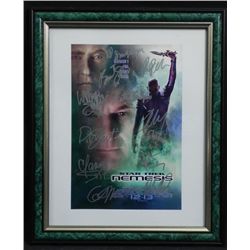 Star Trek Nemesis Cast Signed Framed Print w/ COA