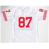 Image 2 : Dwight Clark Signed White Red Football Jersey COA