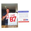 Image 4 : Dwight Clark Signed White Red Football Jersey COA