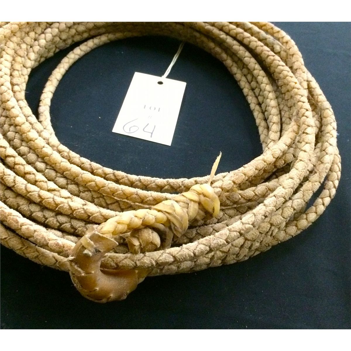 Vintage Handmade Rawhide Riata