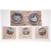 Image 2 : Cuba. Lot of five (5) silver coins.