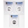 Image 1 : France. Lot of three (3) PCGS-graded Gem Unc Francs.