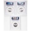 Image 2 : France. Lot of three (3) PCGS-graded Gem Unc Francs.