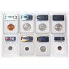 Image 2 : India. Lot of eight (8) Gem Uncirculated Victorian Coins.
