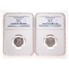 Image 1 : Poland. Lot of two (2) NGC-certified 3 Polkers, MS-63.