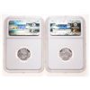 Image 2 : Poland. Lot of two (2) NGC-certified 3 Polkers, MS-63.