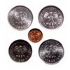Image 2 : Poland. Lot of five (5) Gem Uncirculated coins.