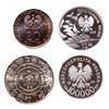 Image 1 : Poland. Lot of four (4) Gem and Proof Commemorative coins.