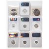 Image 2 : Russia. Lot of nine (9) mostly Gem certified coins.