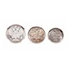Image 2 : Russia. Lot of three (3) Gem Uncirculated certified coins of 1915.