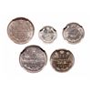 Image 1 : Russia. Lot of 5 Gem Uncirculated certified coins.