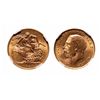 Image 1 : South Africa. Sovereign. 1927. NGC MS-65.