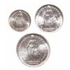 Image 1 : Switzerland. Lot of three (3) PCGS-Graded Gem Uncirculated coins of the 1940's.