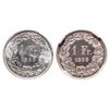 Image 2 : Switzerland. A Pair of silver Francs.