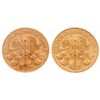 Image 2 : World Trade Center - Ground Zero Recovery - Lot of two (2) Austrian 200 Schillings.