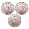 Image 1 : World Trade Center - Ground Zero Recovery - United States. Lot of three (3) different Silver Eagles.