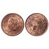 Image 1 : 1 Cent. 1876-H. ICCS MS-65 Red.