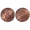 Image 1 : 1 Cent. 1882-H. Obv 1. ICCS MS-65 Red.