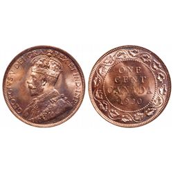 Large 1 Cent. 1920. ICCS MS-65 Red.