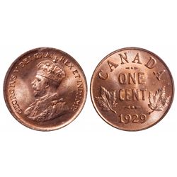 1 Cent. 1929. ICCS MS-65 Red.