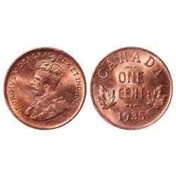 1 Cent. 1935. ICCS MS-65 Red.