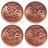 Image 2 : 1 Cent. Lot of 4 ICCS graded Elizabeth II cents.