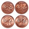 Image 2 : 1 Cent. Lot of 4 ICCS graded 1965 cents.