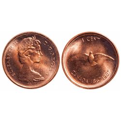 1 Cent. 1967. ICCS MS-67 Red.