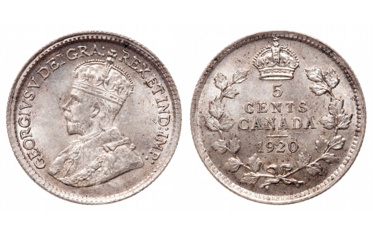 5 Cents 1920 ICCS MS 65 5 Cents 1920 ICCS MS 65