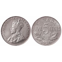 5 Cents. 1926. Near 6. ICCS SP-65.