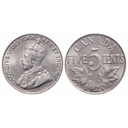 5 Cents. 1927. ICCS MS-65.