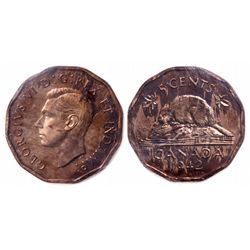 5 Cents. 1942. Tombac. ICCS SP-65.