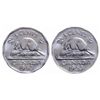 Image 2 : Lot of 2 ICCS 1953 5 cents.