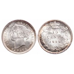 10 Cents. 1898. Obv 6. ICCS MS-65.