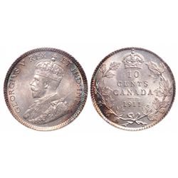 10 Cents. 1911. ICCS MS-66.