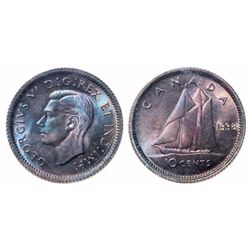 10 Cents. 1938. ICCS MS-65.