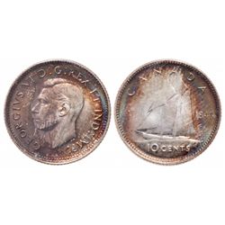10 Cents. 1947-ML. ICCS MS-66.