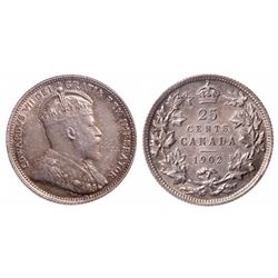 25 Cents. 1902. ICCS MS-65.