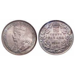 25 Cents. 1913. ICCS MS-65.
