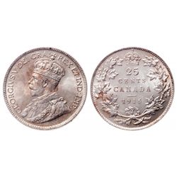 25 Cents. 1916. ICCS MS-65.