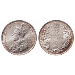 25 Cents. 1918. ICCS MS-65.