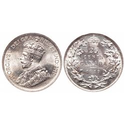 25 Cents. 1919. ICCS MS-66.