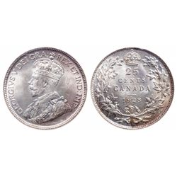25 Cents. 1928. ICCS MS-65.