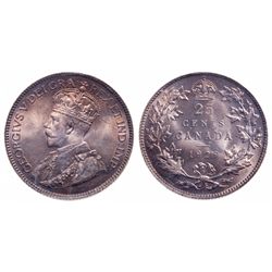 25 Cents. 1929. ICCS MS-65.