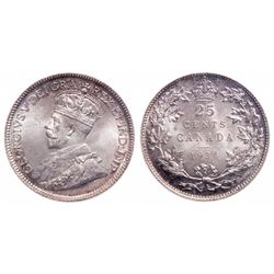 25 Cents. 1934. ICCS MS-65.