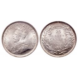 25 Cents. 1936. ICCS MS-65.
