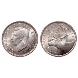 25 Cents. 1941. ICCS MS-66.