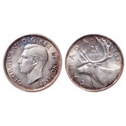 25 Cents. 1947. ICCS MS-65.
