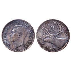 25 Cents. 1950. ICCS MS-66.